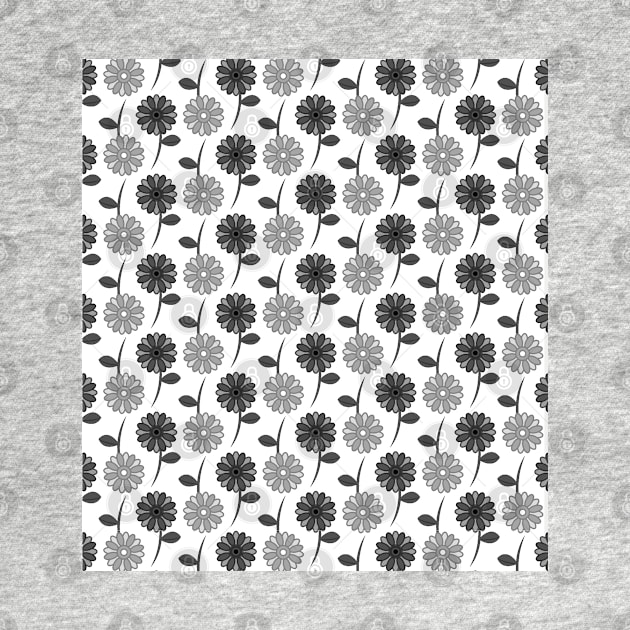 Flower plant seamless pattern by Spinkly
